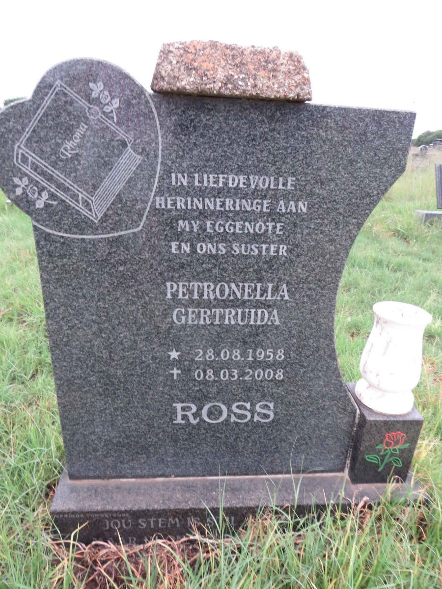 ROSS Petronella Gertruida 1958-2008
