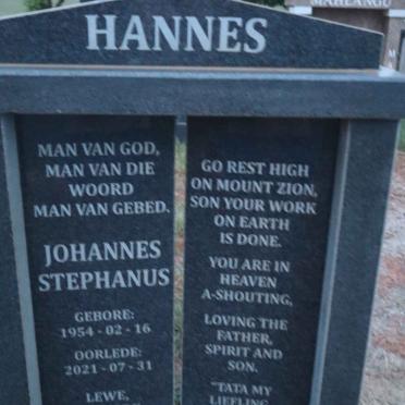 ROUX Johannes Stephanus, le 1954-2021