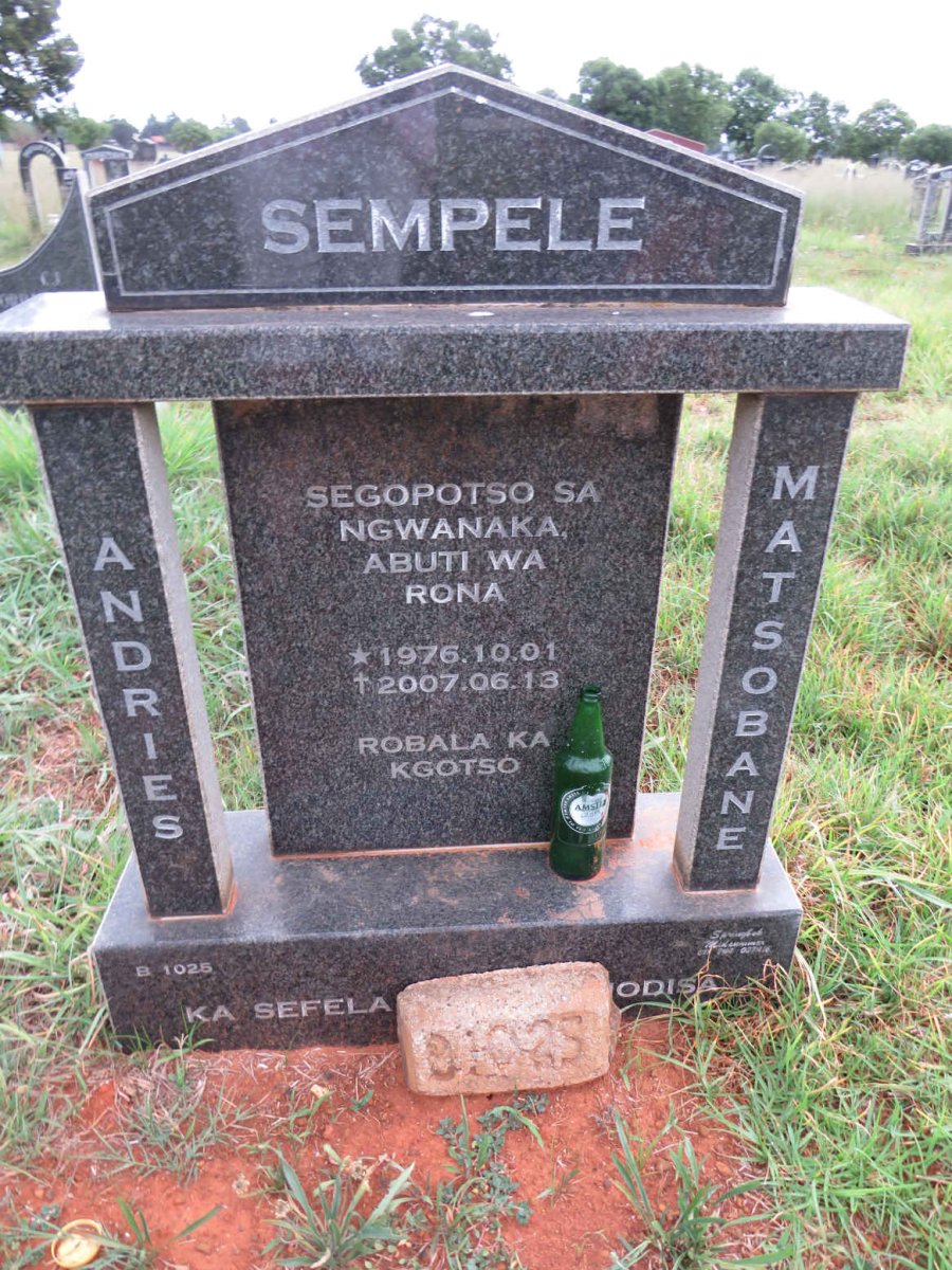 SEMPELE Andries Matsobane 1976-2007