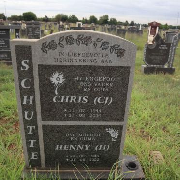 SCHUTTE C.J. 1944-2004 & H. 1946-2022