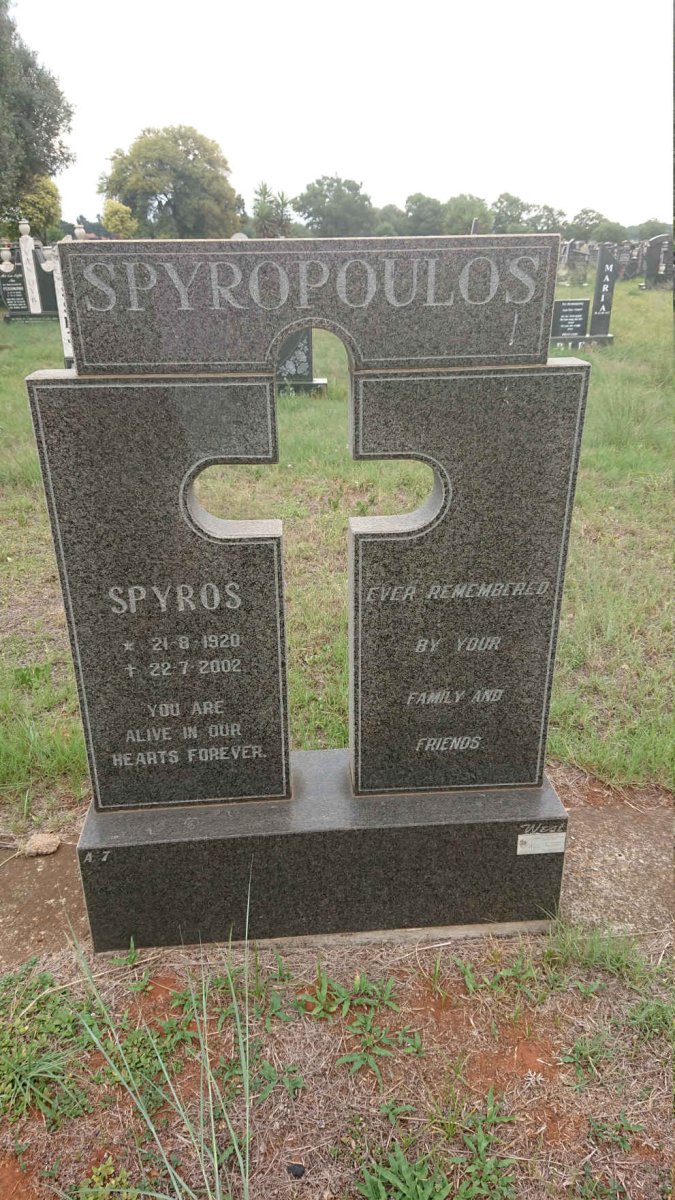 SPYROPOULOS Spyros 1920-2002