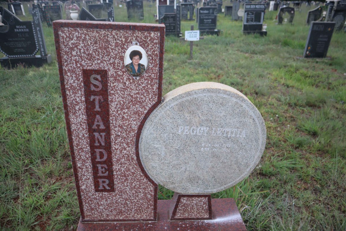 STANDER Peggy Letitia 1945-2004