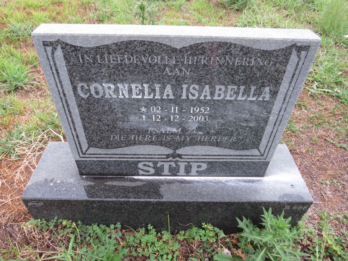 STIP Cornelia Isabella 1952-2003