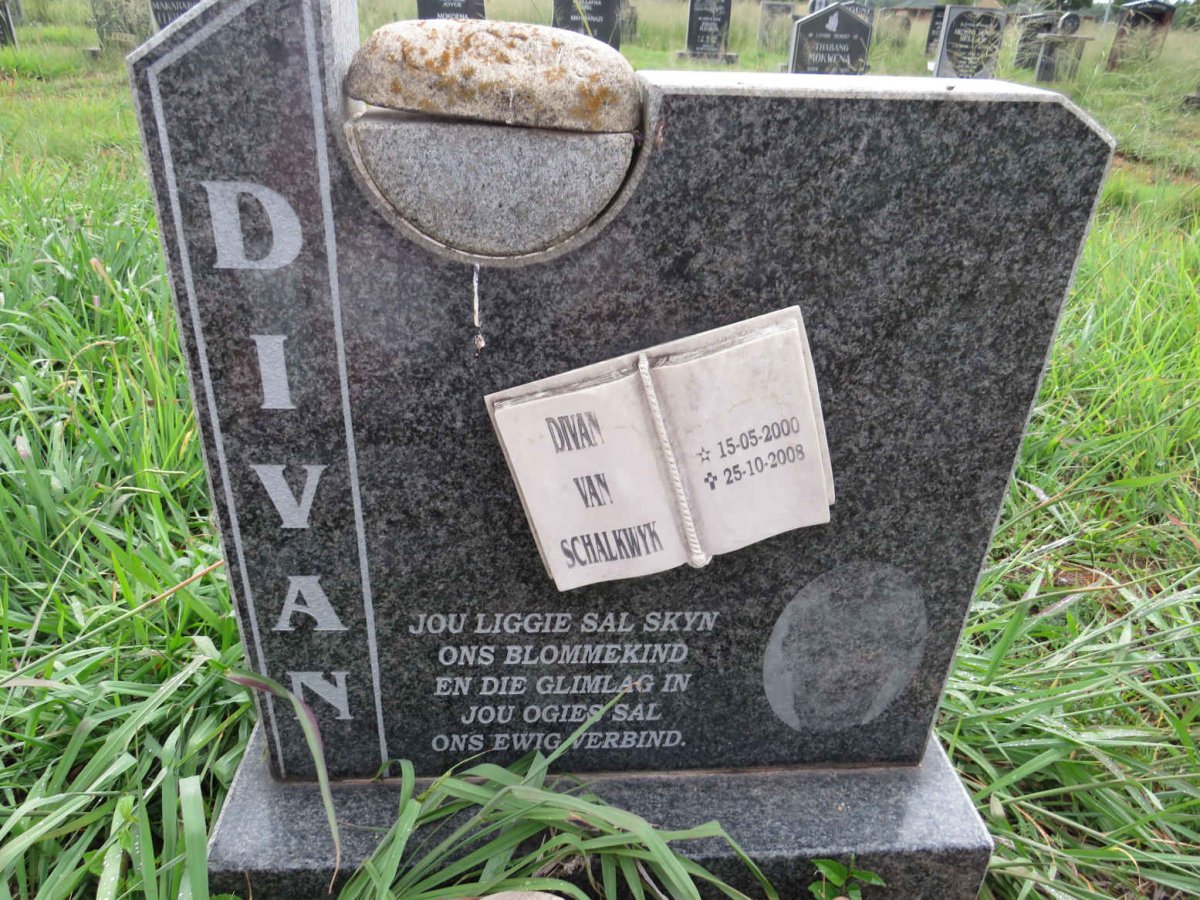 SCHALKWYK Divan, van 2000-2008