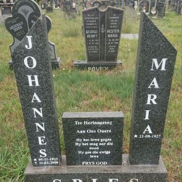 SPIES Johannes 1925-2000 & Maria 1927-