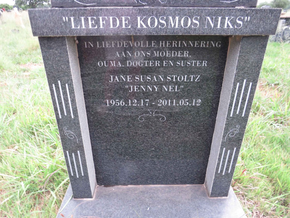 STOLTZ Jane Susan 1956-2011