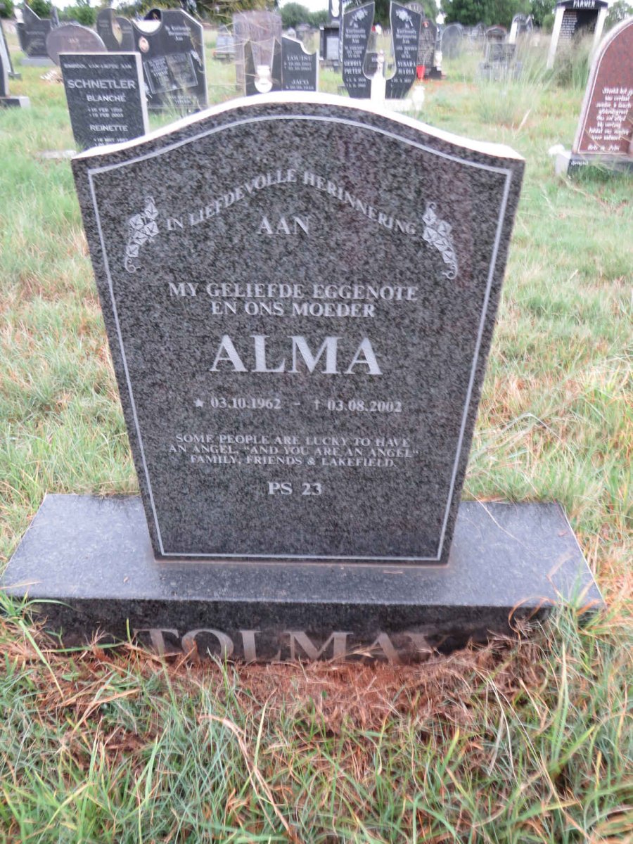 TOLMAY Alma 1962-2002