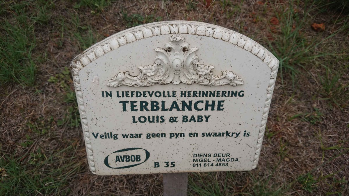 TERBLANCHE Louis & Baby