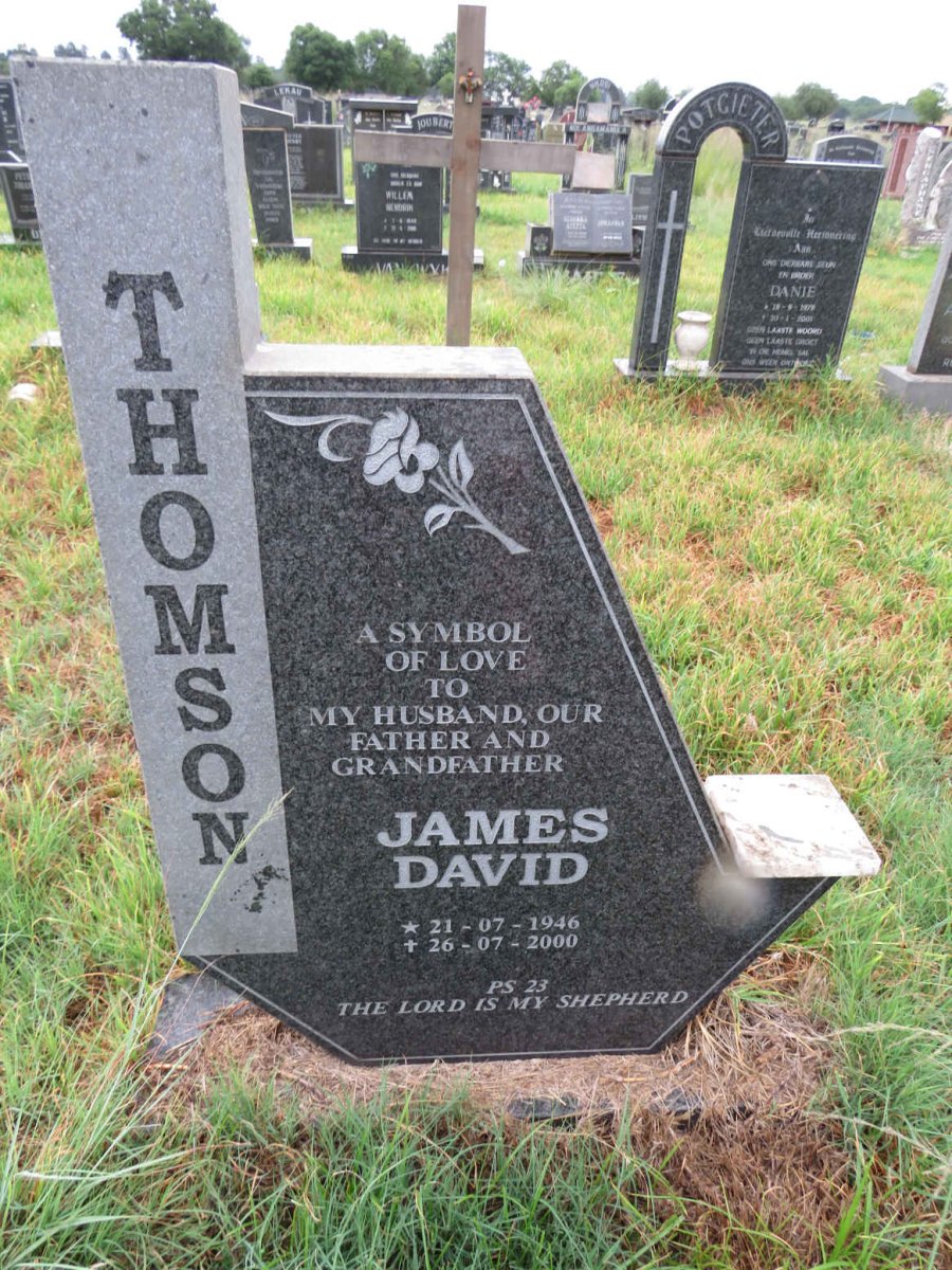 THOMSON James David 1946-2000