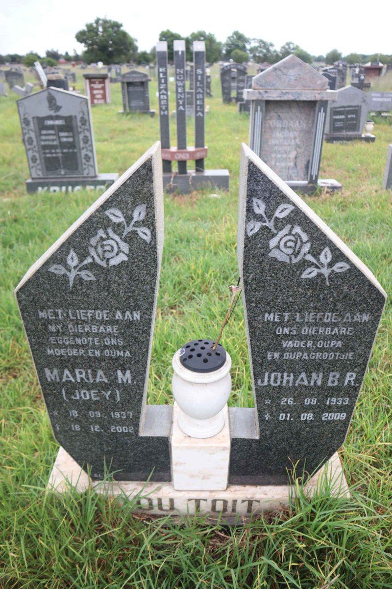TOIT Johan B.R., du 1933-2009 & Maria M. 1937-2002