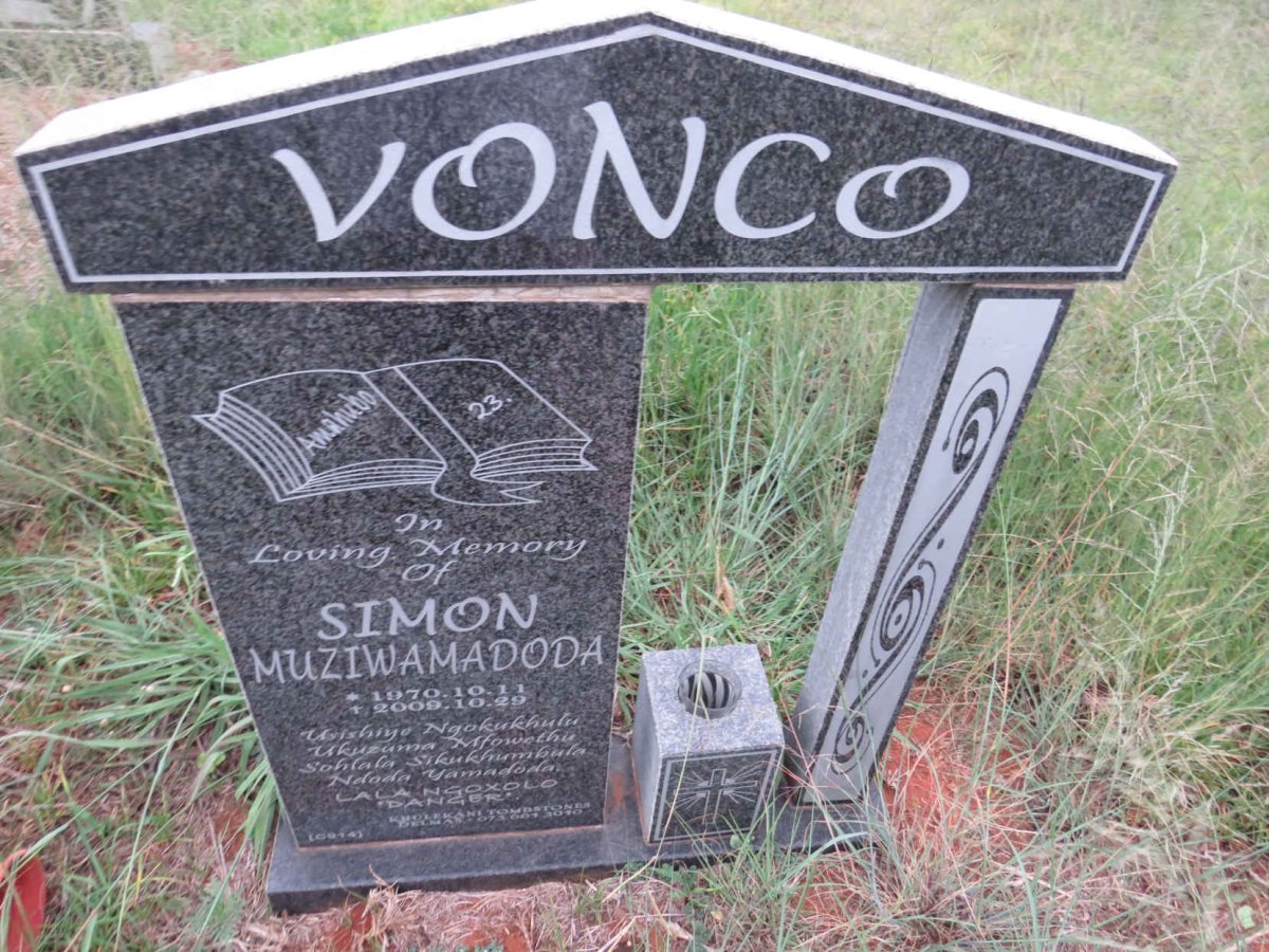 VONCO Simon Musiwamadoda 1970-2009
