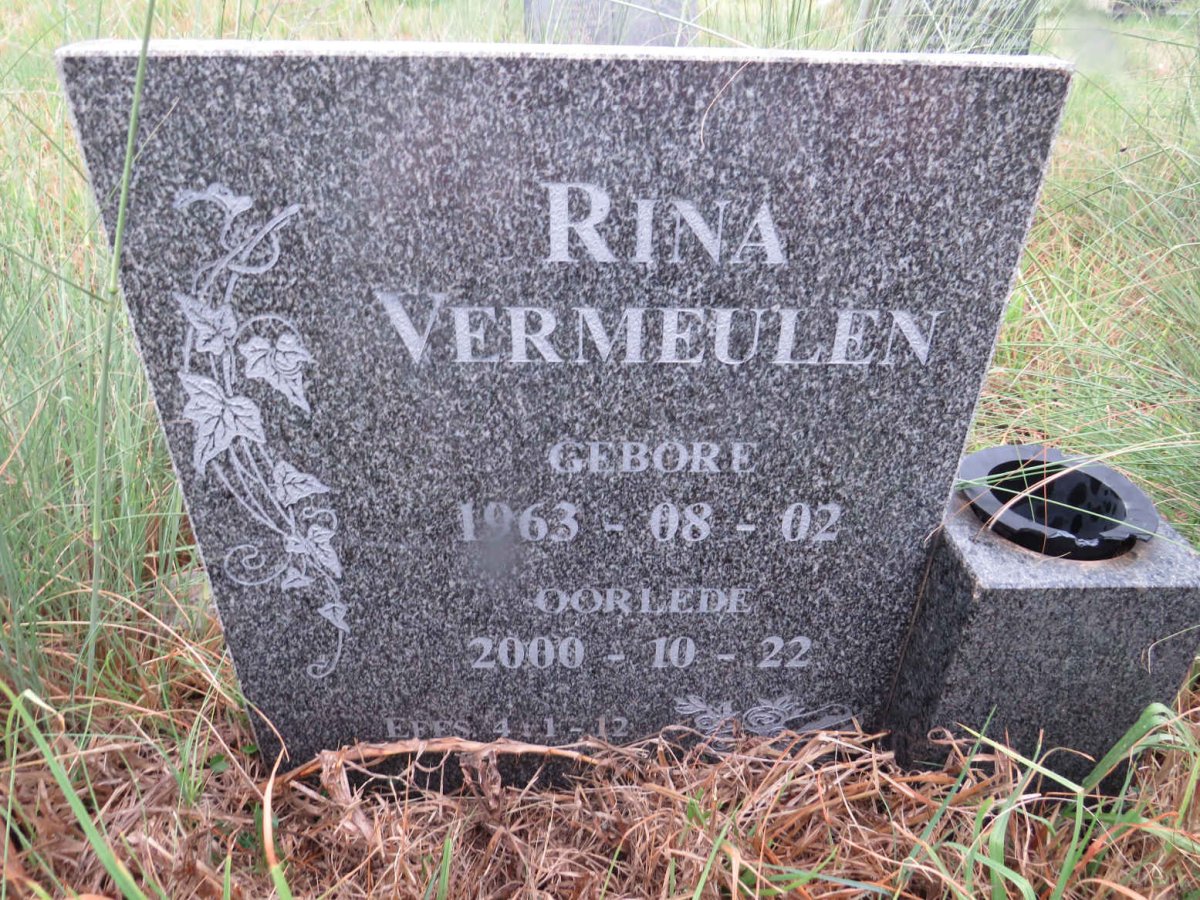 VERMEULEN Rina 1963-2000