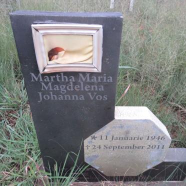 VOS Martha Maria Magdelena Johanna 1946-2011