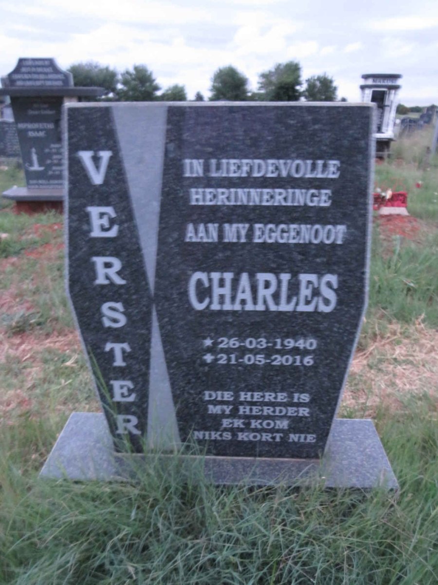VERSTER Charles 1940-2016