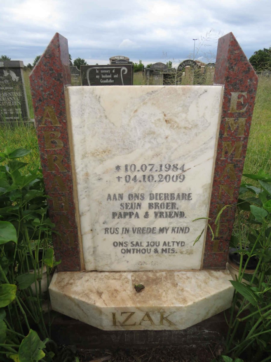VILLIERS Abraham Emanuel Izak, de 1984-2009