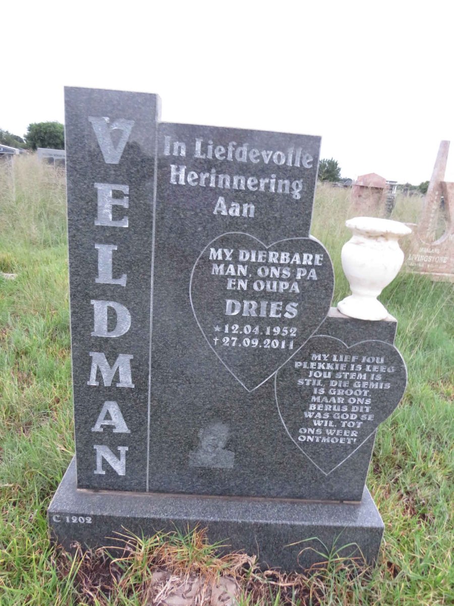 VELDMAN Dries 1952-2011