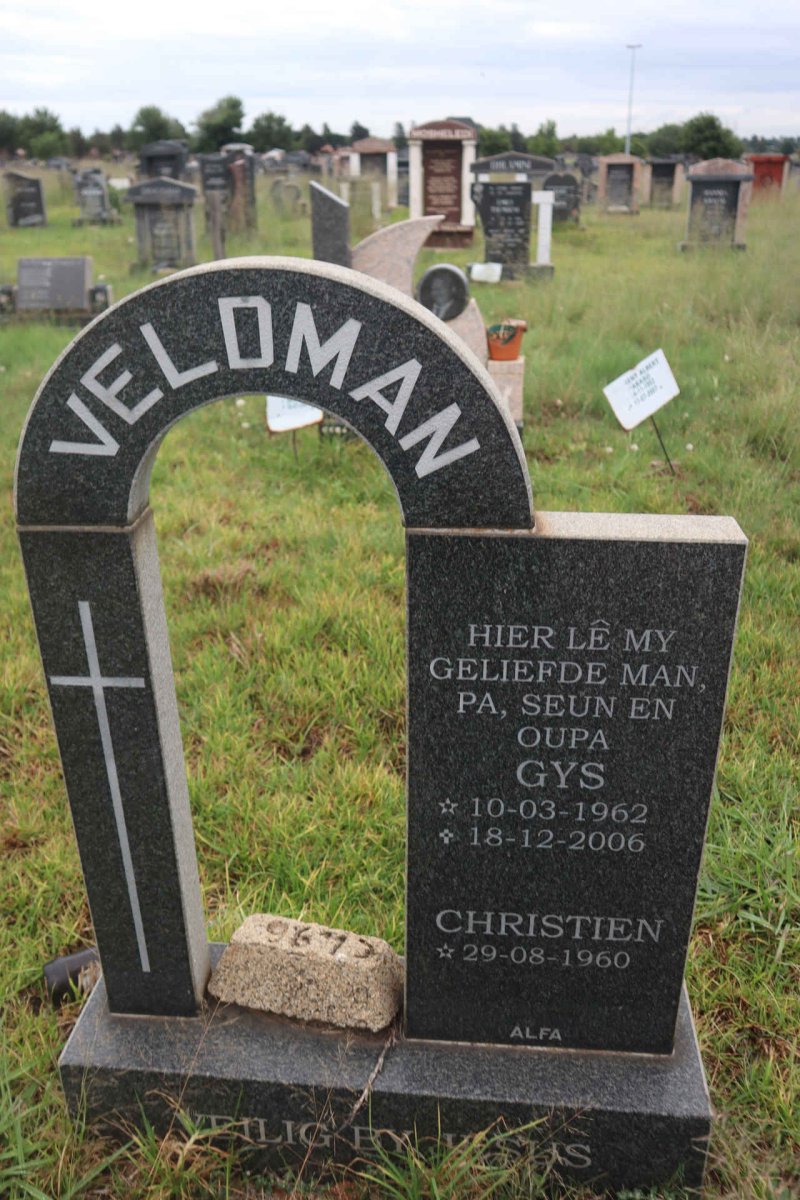 VELDMAN Gys 1962-2006 & Christien 1960-