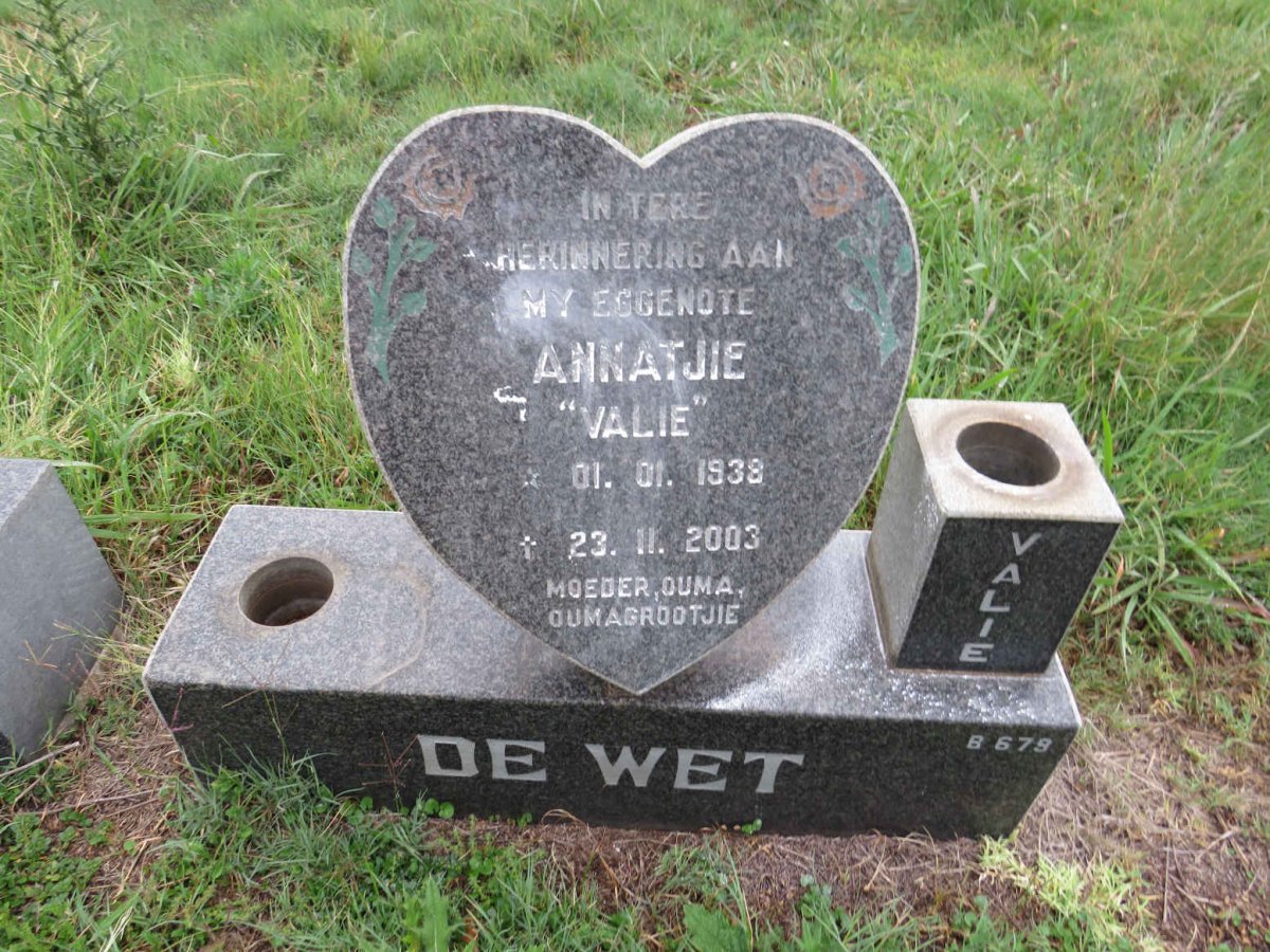WET Annatjie, de 1938-2003