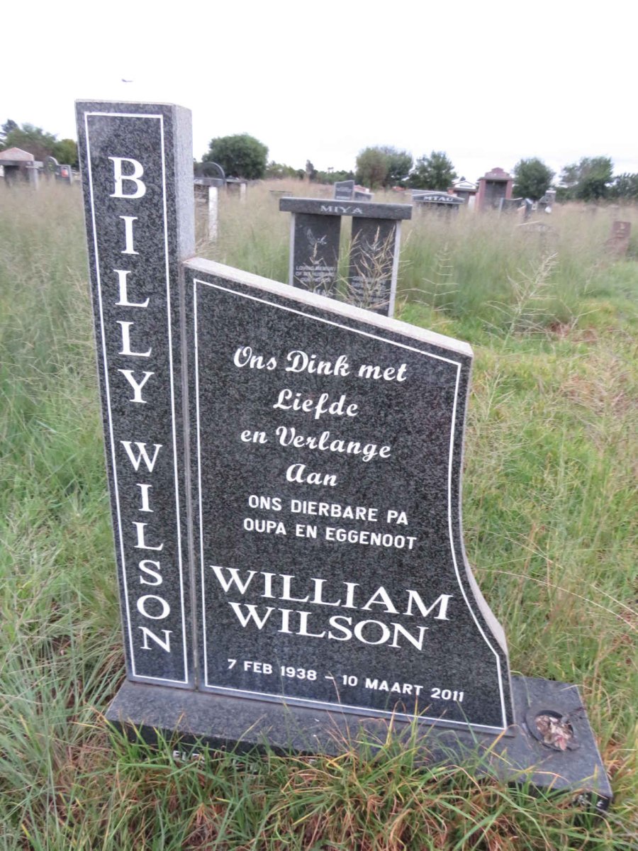 WILSON William 1938-2011