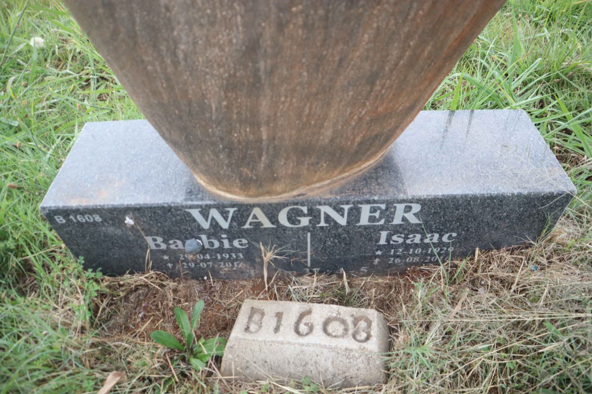 WAGNER Isaac 1929-2016 & Barbie 1933-2016