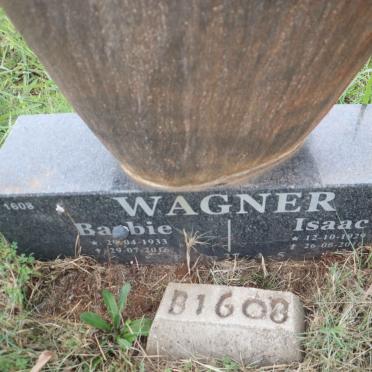 WAGNER Isaac 1929-2016 & Barbie 1933-2016