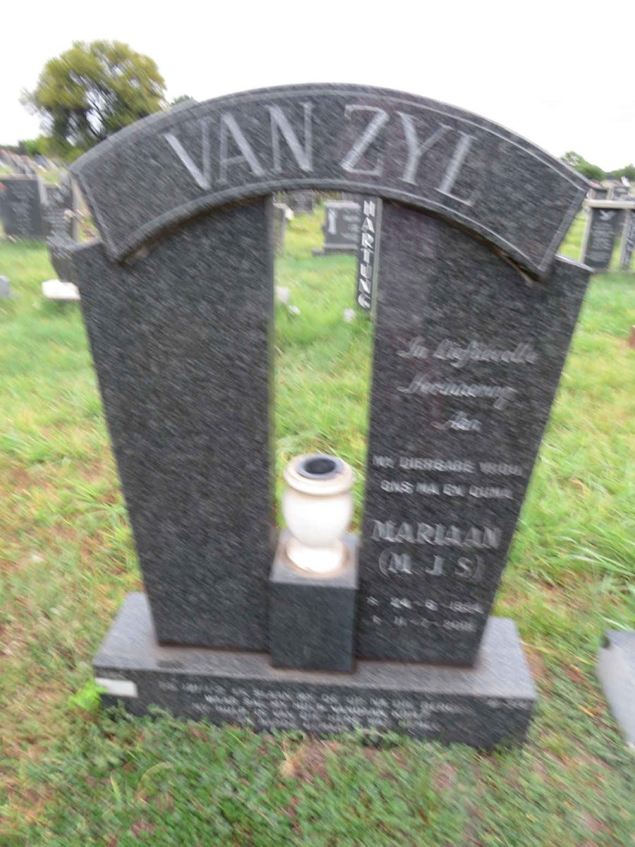ZYL M.J.S., van 