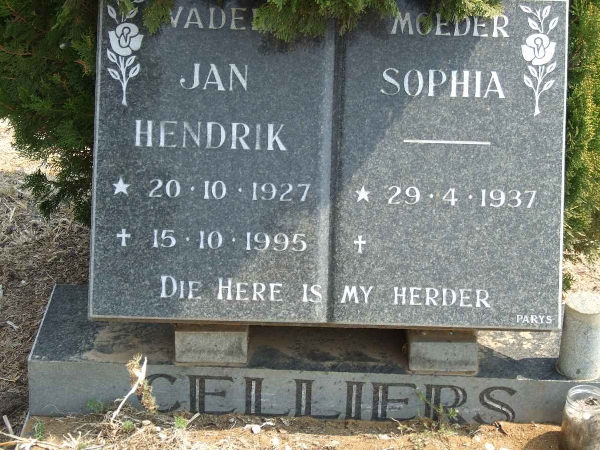 CELLIERS Jan Hendrik 1927-1995 &amp; Sophia 1937-