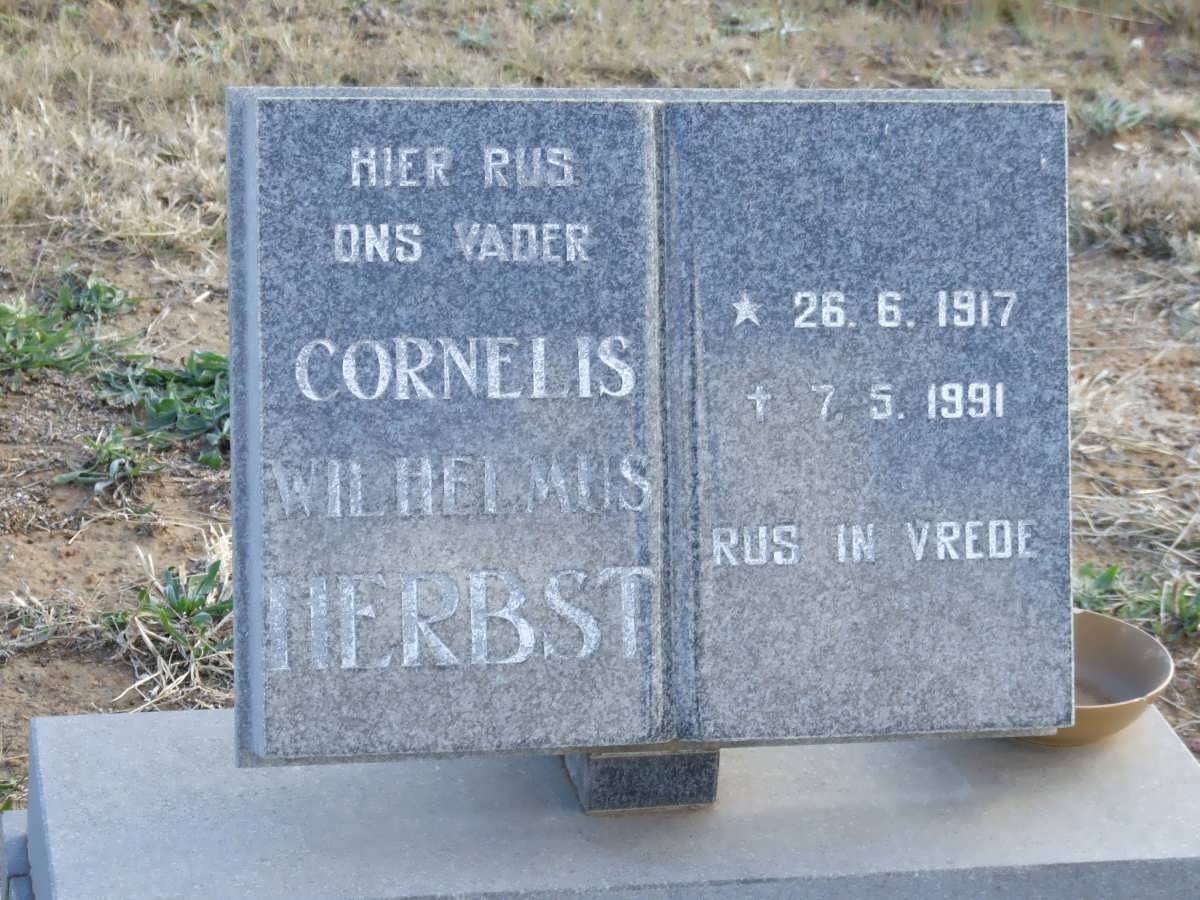 HERBST Cornelis Wilhelmus 1917-1991
