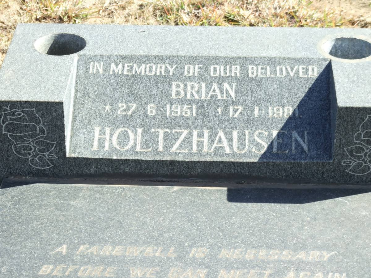 HOLTZHAUSEN Brian 1951-1981