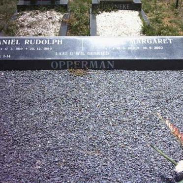 OPPERMAN Daniël  Rudolph 1910-1999 &amp; Annie Margaret 1918-2003