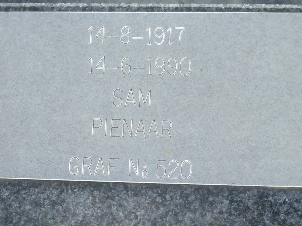 PIENAAR Sam 1917-1990 