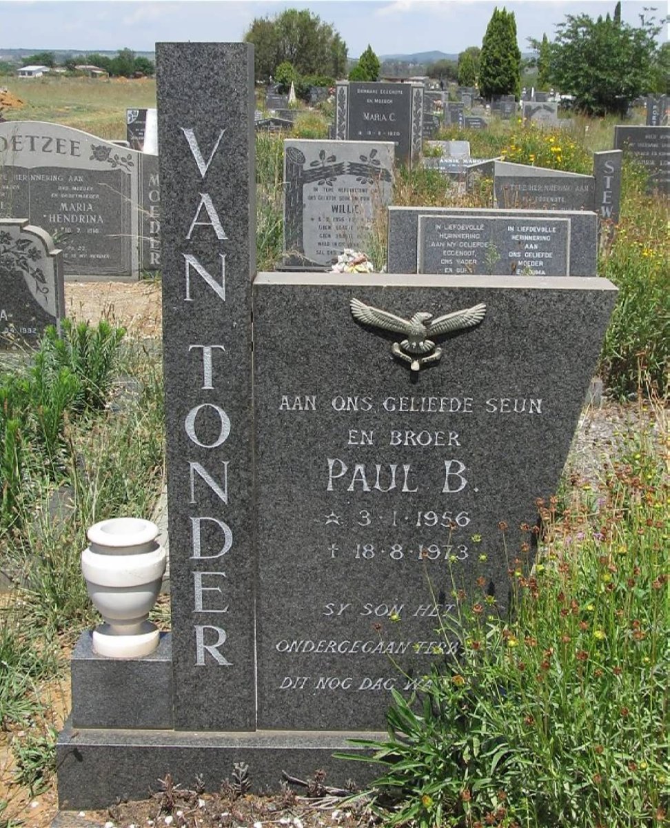 TONDER Paul B., van 1956-1973