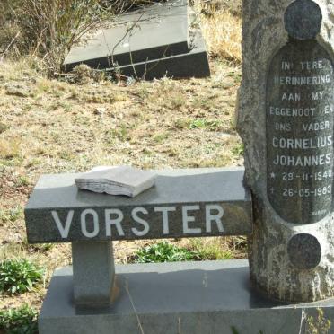 VORSTER Cornelius Johannes 1940-1983