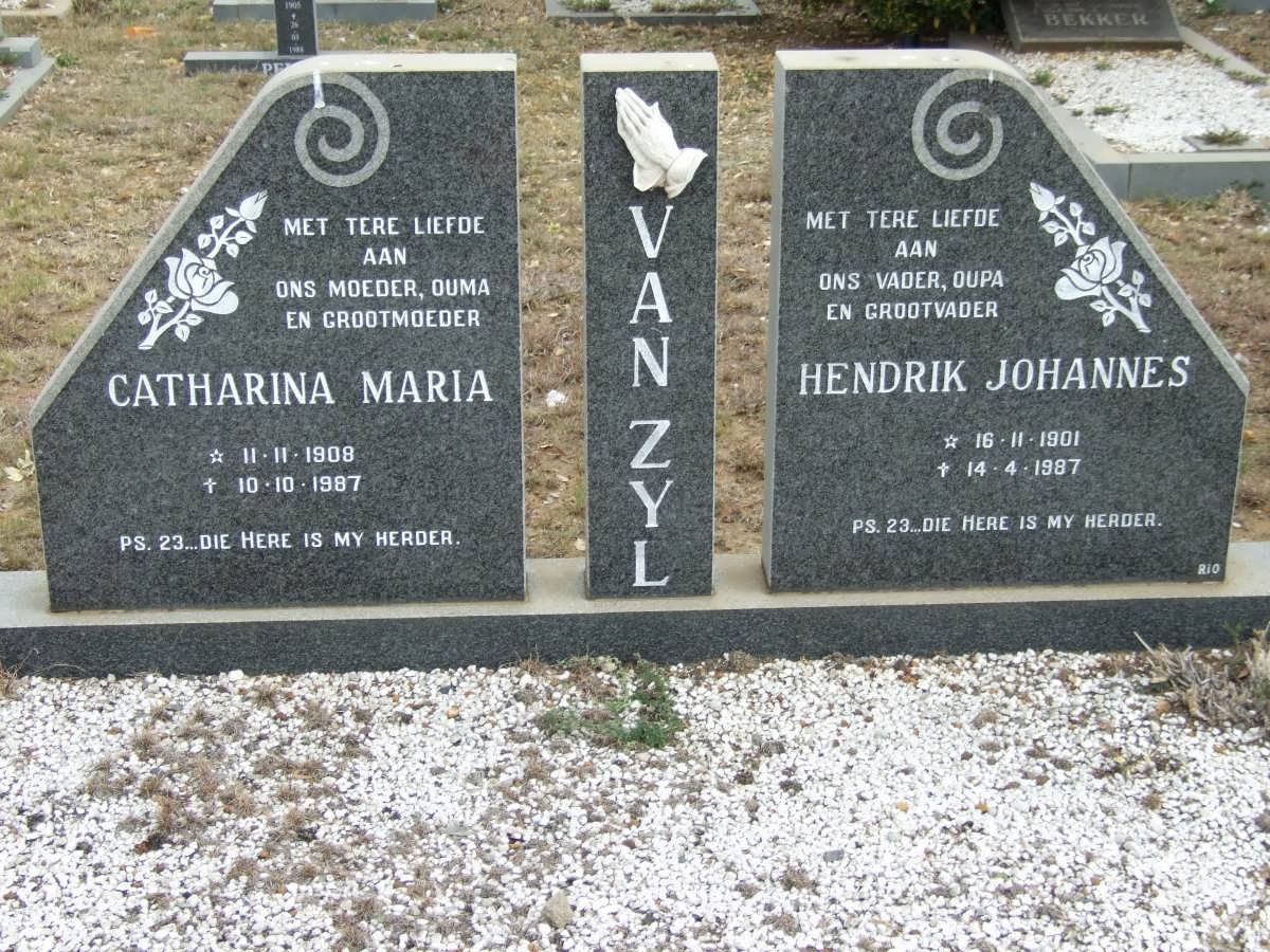 ZYL Hendrik Johannes, van 1901-1997 &amp; Catharina Maria 1908-1987