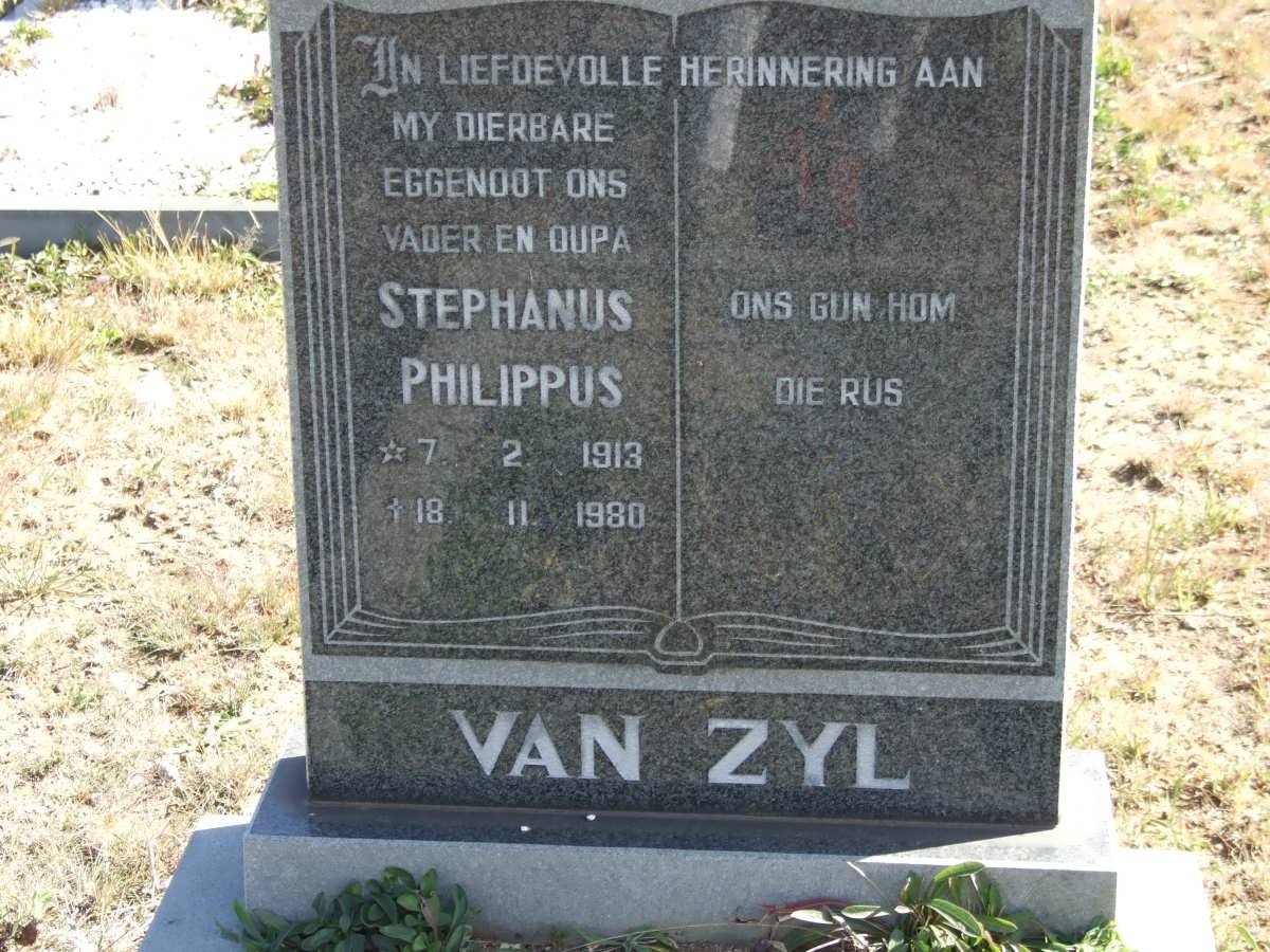 ZYL Stephanus Philippus, van 1913-1980 