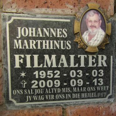 FILMALTER Johannes Marthinus 1952-2009