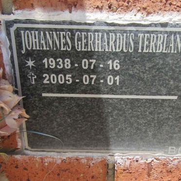 TERBLANCHE Johannes Gerhardus 1938-2005
