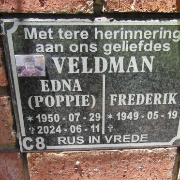 VELDMAN Frederik 1949- & Edna 1950-2024