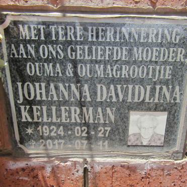 KELLERMAN Johanna Davidlina 1924-2017