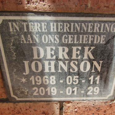JOHNSON Derek 1968-2019