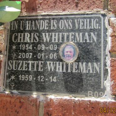 WHITEMAN Chris 1954-2007 & Suzette 1959-