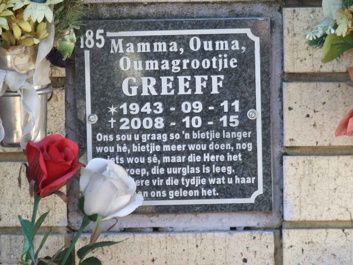 GREEFF 1943-2008