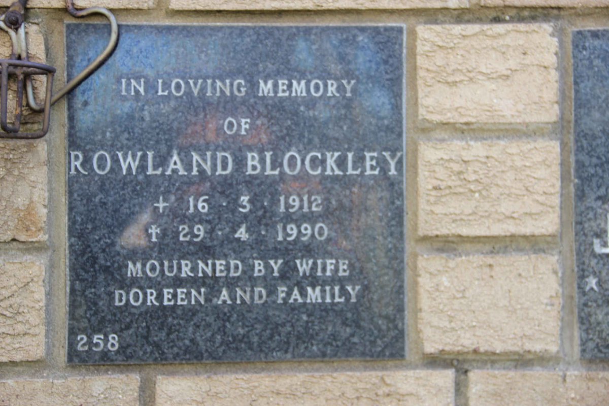 BLOCKLEY Rowland 1912-1990