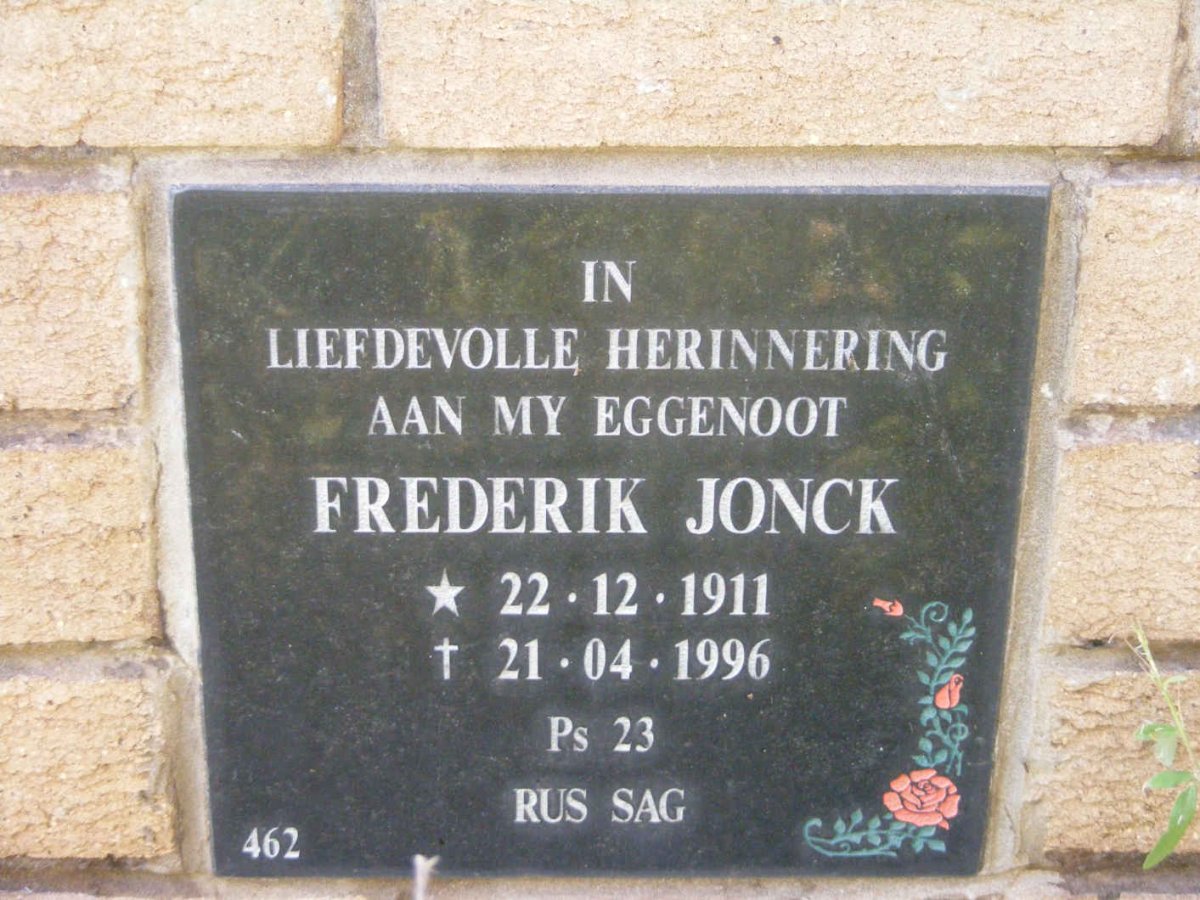JONCK Frederik 1911-1996