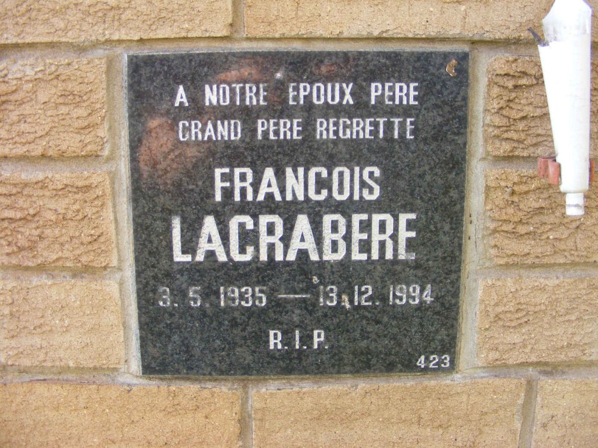 LACRABERE Francois 1935-1994