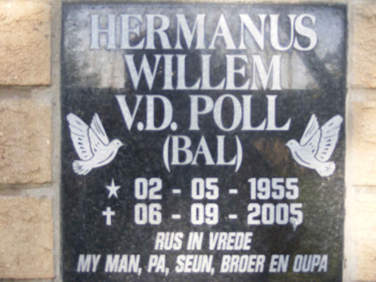 POLL Hermanus Willem, v.d. 1955-2005