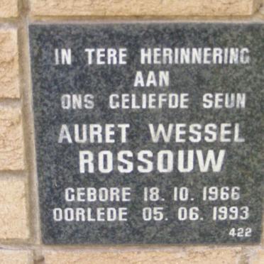 ROSSOUW Auret Wessel 1966-1993