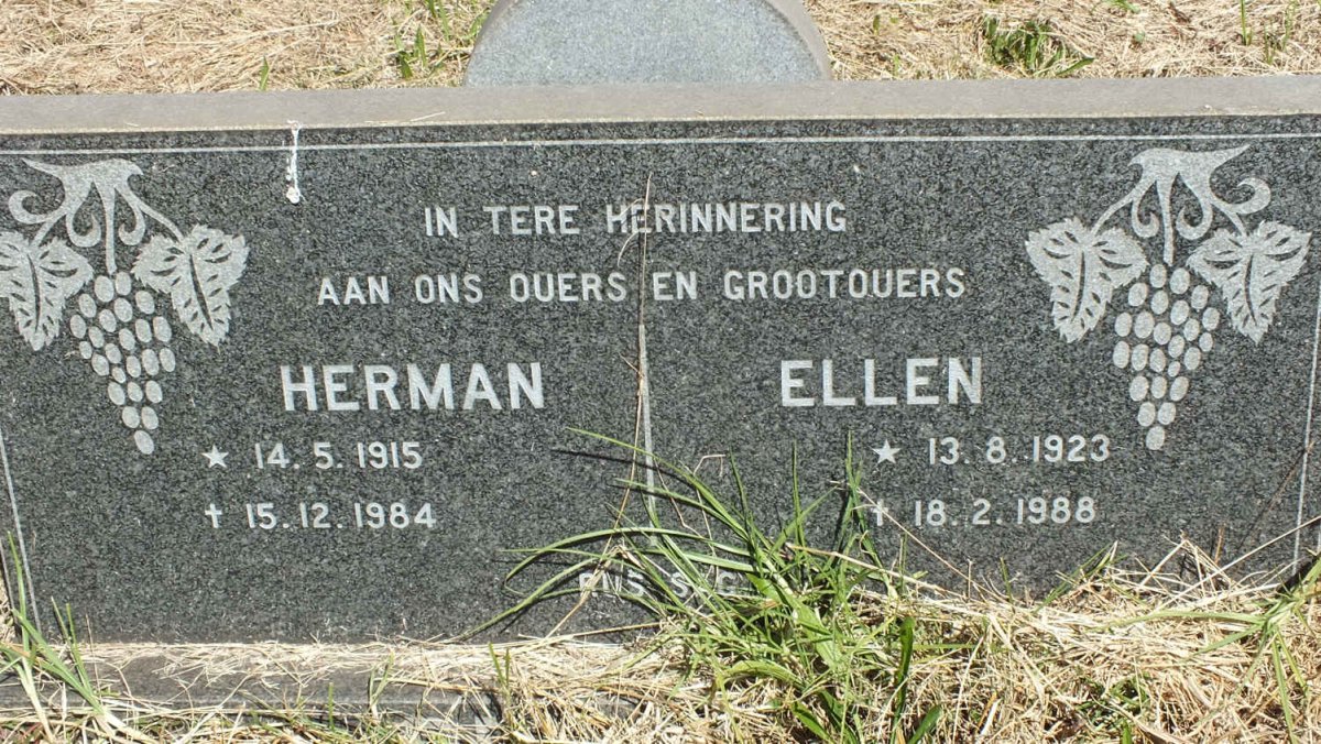 ? Herman 1915-1984 &amp; Ellen 1923-1988
