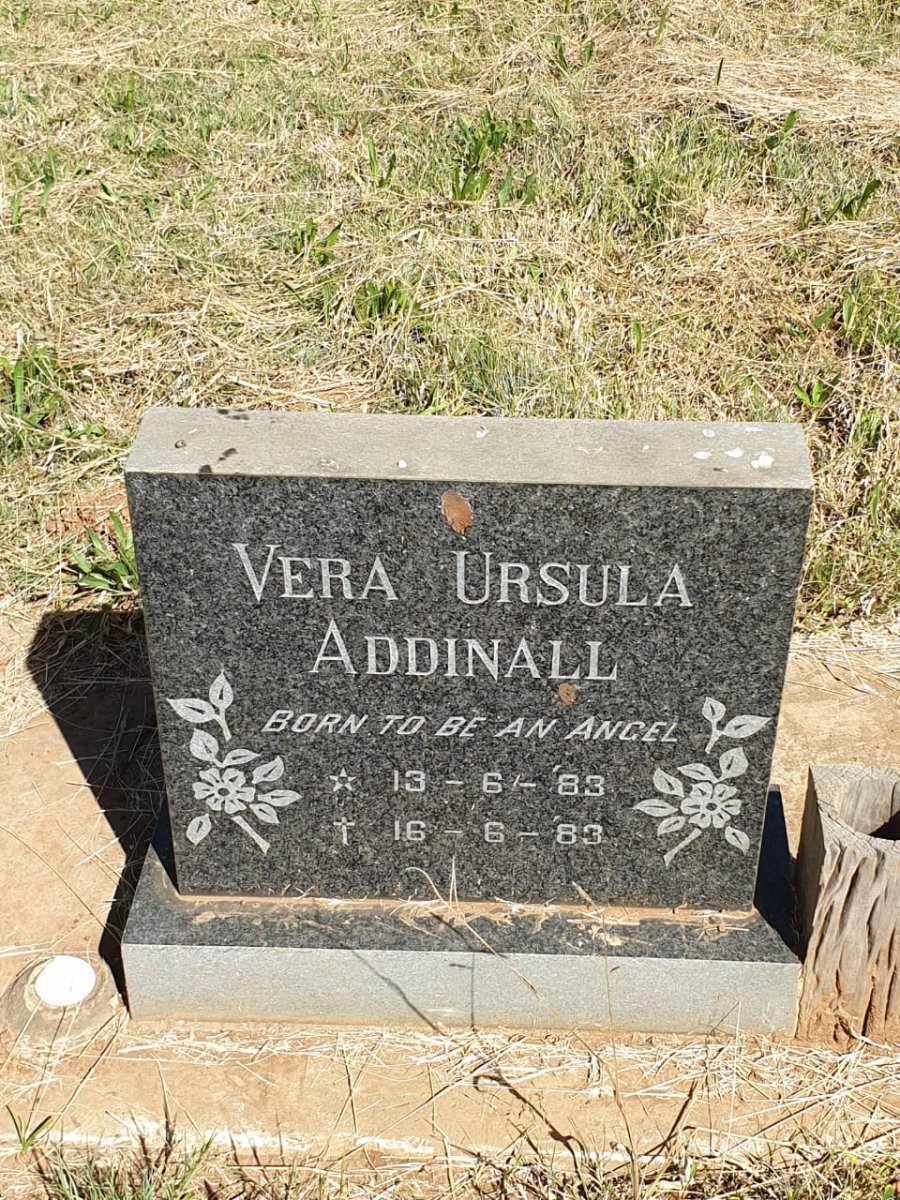 ADDINALL Vera Ursula 1983-1983