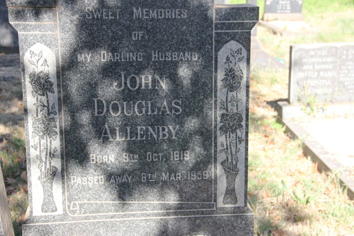 ALLENBY John Douglas 1919-1959